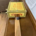 Back view of the Bances cigar box guitar handcrafted by Bob.