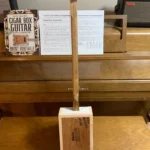 Back, vertical view of H Upmann Diddley Bow cigar box guitar by Bob's 3-Stringers