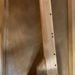 Fret side markers of Bolivar Diddley Bow Cigar Box Guitar