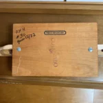 Back of Alfred Dunhill Diddley Bow, it is dated and initialed by Bob.