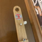 Close Up of DID Canjo - Oak Neck, Ukulele Tuner, Silver Nickel Frets