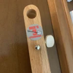 Close Up of Acoustic Canjo - Oak Neck, Ukulele Tuner, Silver Nickel Frets