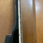 Side neck view of Monte Cristo, scale neck/ fretboard
