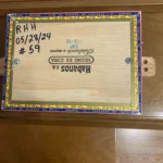 Back of #62 Partagas dated and initialed by Bob