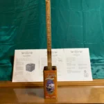 Front vertical view of the Austrian Canjo by Bob's 3-Stringers.