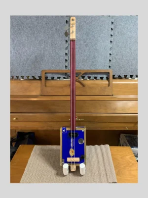2-string fretless cigar box bass